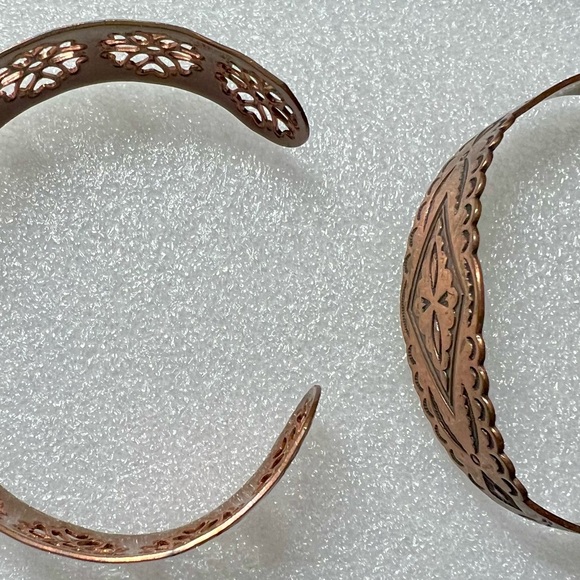 Vintage Copper Cuff Bracelets Lot of - Picture 3 of 6